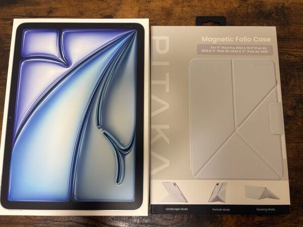 美品 iPad air M3 Wi-Fiモデル 256GB ブルーPITAKAケース その他 セット