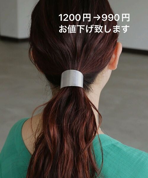 ポニーフック colleca la マットメタルヘアカフ/ヘアフック