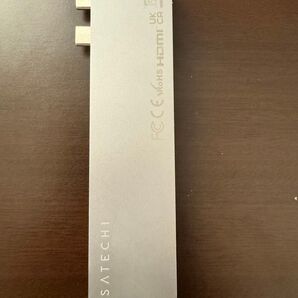 【美品】SatechiProUSBハブ TypeC Max8in2スペースグレイ