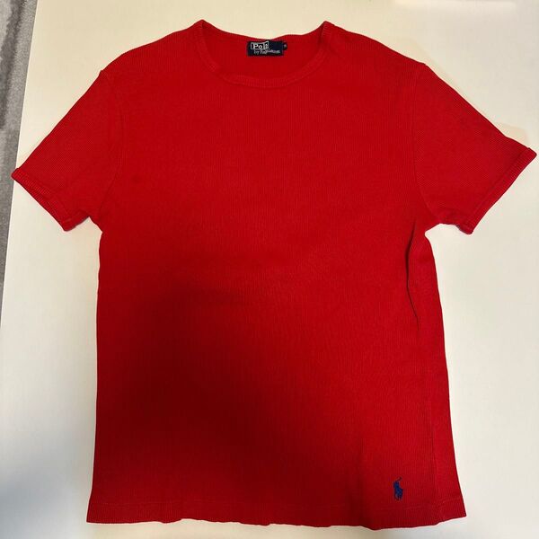 POLO RALPH LAUREN ポロラルフローレン リブTシャツ レッド