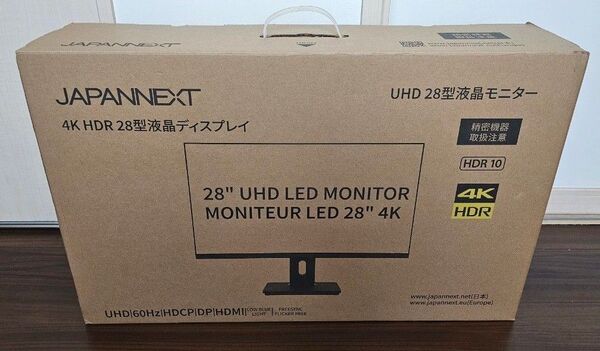 Japannext 28インチ4Kディスプレイ