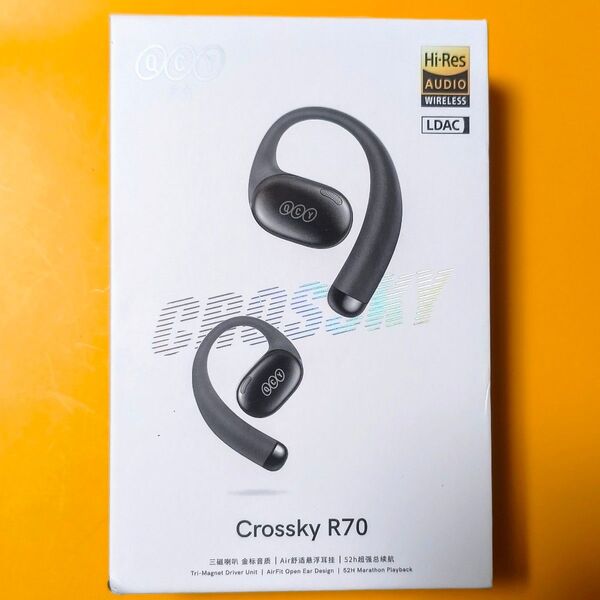 QCY Crosssky R70 ワイヤレスイヤフォン オープンイヤー Bluetoothイヤホン LDAC対応