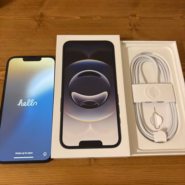 ほぼ新品 Apple iPhone 16e 128GB ブラック SIMフリー 室内試し使用のみ