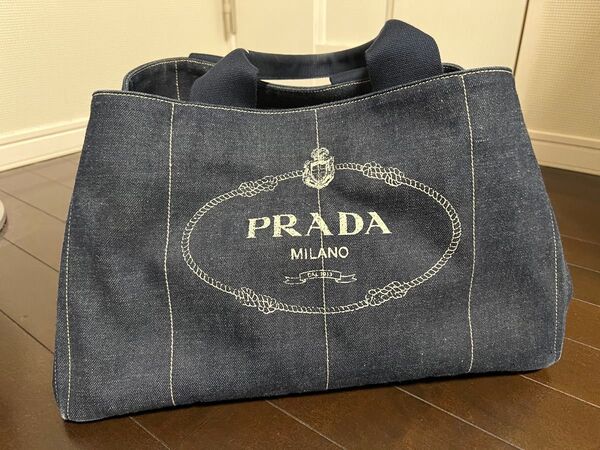 PRADA カナパ トートバッグ デニムトート BN1872 プラダ
