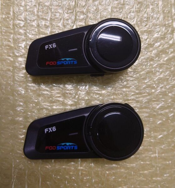 バイク インカム FX6 インカム 2台セット 動作品