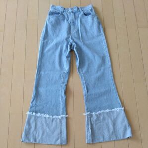 ロールアップ デニムパンツ ジーンズ Mサイズ