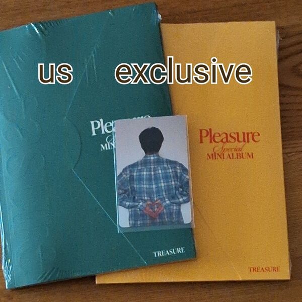 TREASURE アメリカ限定 トレカ PLEASURE ドヨン CD