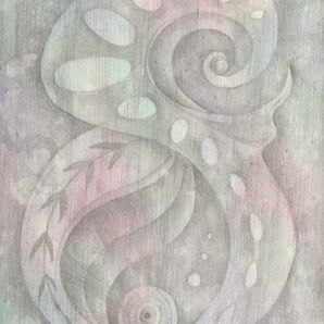☆原画・額なし☆NO.1 「泡沫」 / 抽象画 鉛筆画 ドローイング