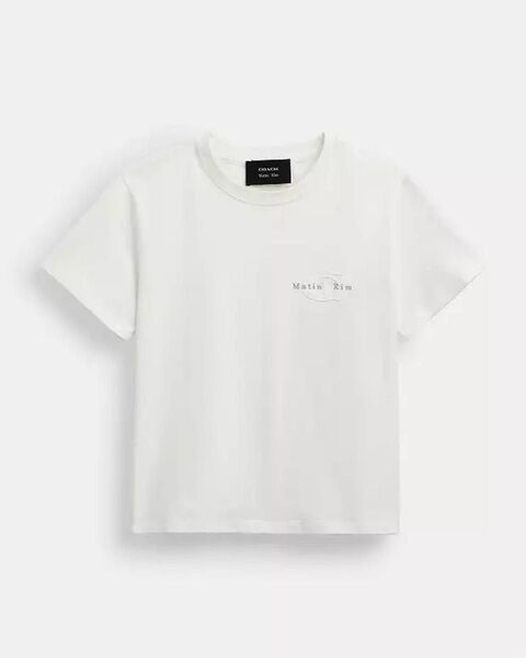 【COACH MATIN KIM】ワックスド クロップド Tシャツ Sサイズ
