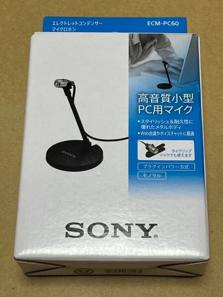 新品未開封 SONY ソニー ECM-PC60 高音質小型PC用マイク イヤホン ★送料無料★