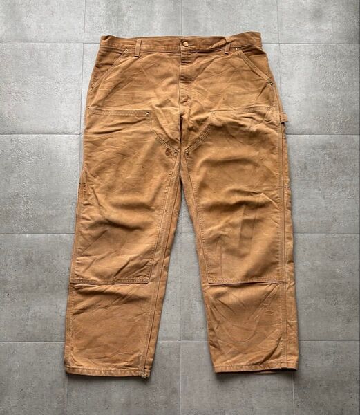 レア 80s 90s USA製 Carhartt カーハート ダブルニーペインターパンツ 40×30 雰囲気◎ ヴィンテージ