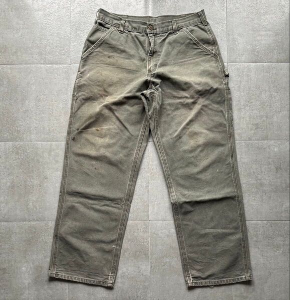 Carhartt カーハート MOS ペインターパンツ 34×32 フェード 雰囲気◎