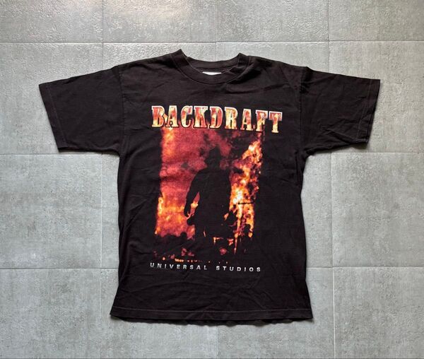 90s BACKDRAFT ムービーTシャツ ユニバーサルスタジオジャパン