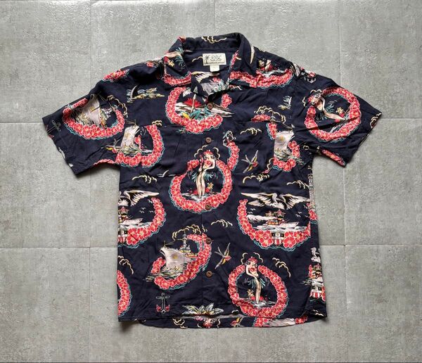 RRL ダブルアールエル ラルフローレンTOROPICAL PRINT CAMP SHIRTS アロハシャツ デザイン◎