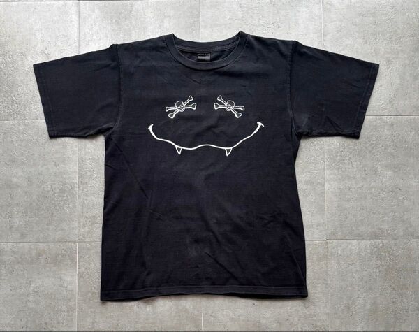 NUMBER (N)INE ナンバーナイン 04ss ドリーム期 スカル スマイルTシャツ ブラック ヴィンテージ
