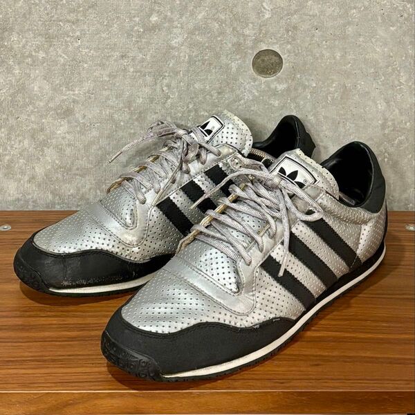 adidas ギャラクシー 黒銀 US11.0 29.0cm