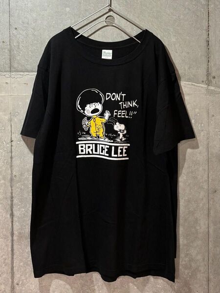 ブルース・リー PEANUTS パロディ Tシャツ スヌーピー 死亡遊戯 燃えよドラゴン