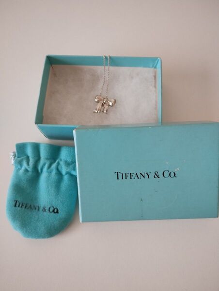 格安!TIFFANY&Co. ティファニー リボン ネックレス シルバー925 送料無料!