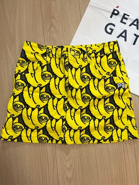【極美品】お値下げ!PEARLY GATES レディーススカート 1 バナナ