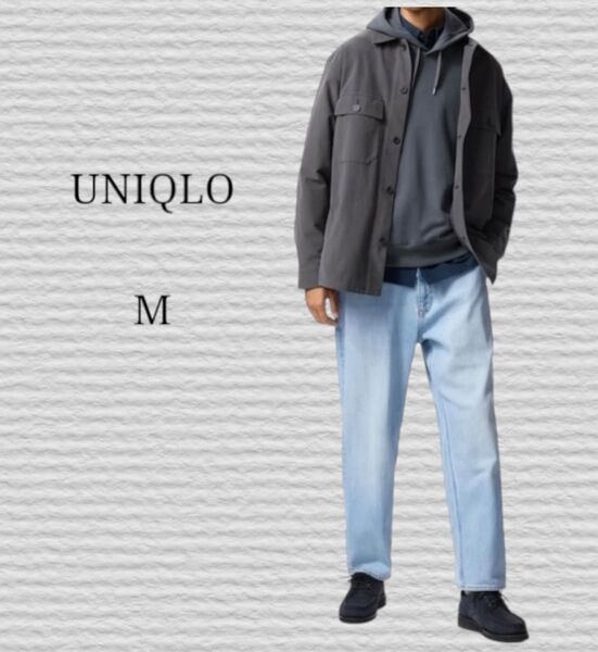 《UNIQLO》リラックスアンクルジーンズ ワイドフィット 62 BLUE