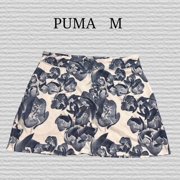 《PUMA》ゴルフウェア ゴルフスカート ストレッチ フラワー M ストレッチスカート スカート ゴルフウェア GOLF 総柄