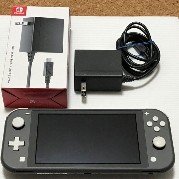 任天堂 Nintendo Switch Lite グレー HDH-001 動作確認、初期化済み a0037