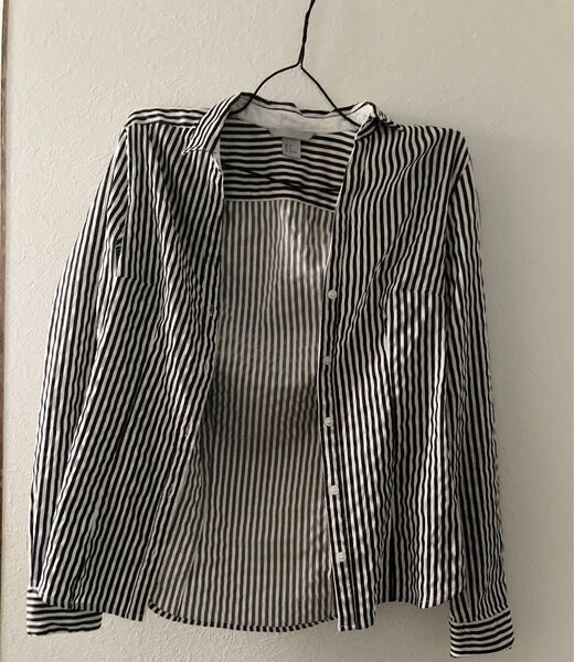 H&M ストライプシャツ 長袖