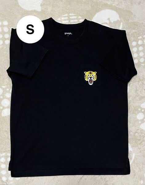 【古着】グラニフ半袖Tシャツ オーサムタイガー