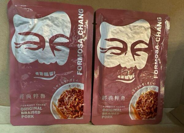 台湾 鬚張(ひげちょう) ルーロー飯、經典粹魯 1人前 100g 2パック