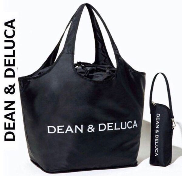 【新品未使用】DEAN & DELUCA トートバッグ ドリンクポーチ セット ブラック