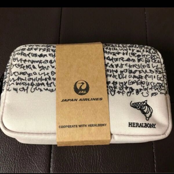 JAL×HERALBONY ポーチ 未使用