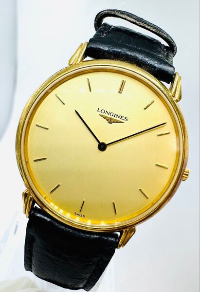LONGINES ロンジン 18K 750.L7.876.6 クォーツ メンズ 電池交換済