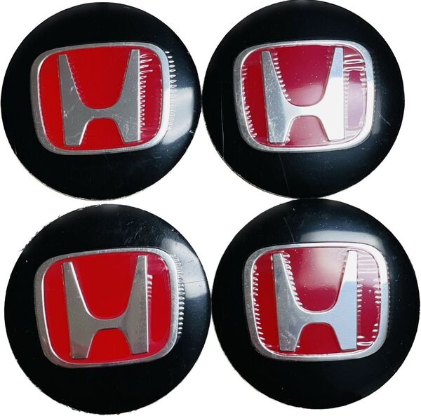 ホンダ用センターホイールキャップステッカー56mm4枚 TypeR 等に