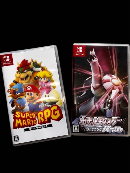 Switch スーパーマリオRPG ポケットモンスター シャイニングパール 2本セット