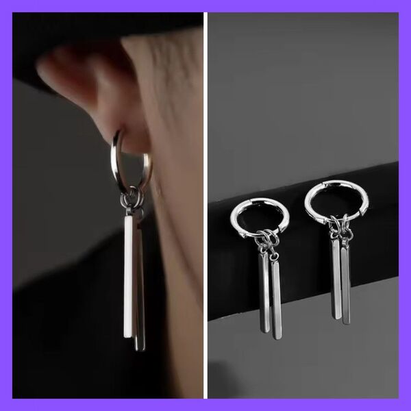 ピアス シルバー フープピアス メンズピアス イヤリング 韓国 ピアス 上品 おしゃれ 華やか