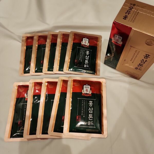 正官庄 高麗人参 紅参トンゴールド(40ml×10包)