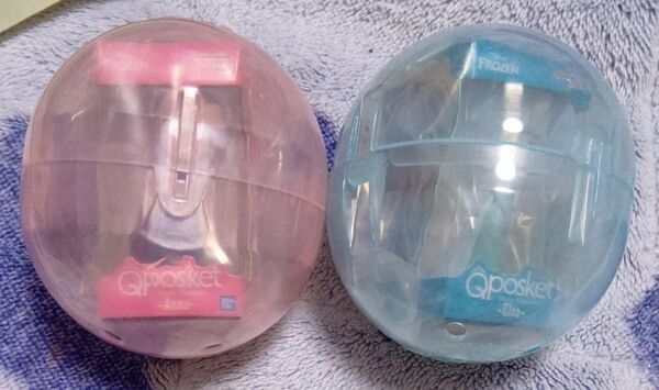 【2点セット】ディズニープリンセス キューポスケット ミニフィギュアコレクション アナ雪セット アナ エルサ