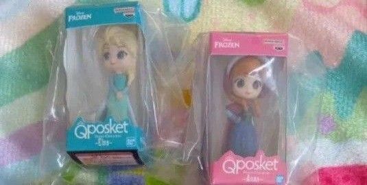 【アナ雪セット】ディズニープリンセス キューポスケット ミニチュアコレクション アナ エルサ