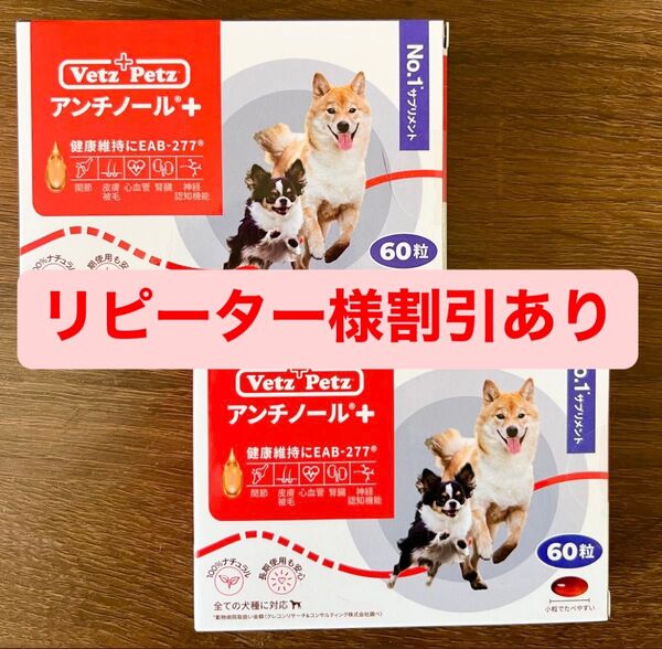 アンチノールプラス 60粒2箱