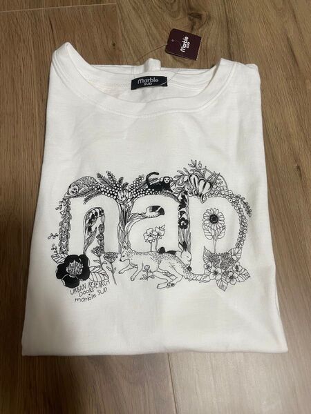 marble SUD/マーブルシュッド 森の生き物 メッセージ Tシャツ