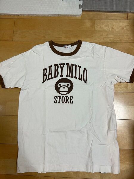 A BATHING APE BABY MILO STORE Tシャツ Lサイズ