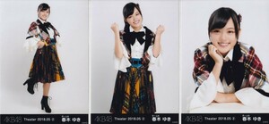 AKB48 チーム8 春本ゆき Theater 2018.05 (2) 月別 生写真 3種コンプ