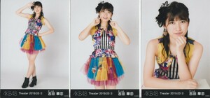 AKB48 チーム8 吉田華恋 Theater 2019.03 (2) 月別 生写真 3種コンプ