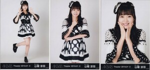 AKB48 山根涼羽 Theater 2019.01 (2) 月別 生写真 3種コンプ