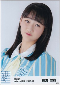 STU48 信濃宙花 月別 netshop 生写真 2018 11月 2018.11 ヨリ