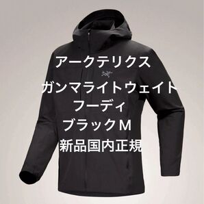 Arc'teryx GammaLightweight HoodyアークテリクスガンマライトウェイトフーディBLACK新品国内正規M