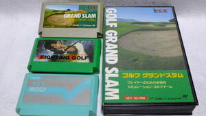任天堂　ファミコンソフト　ゴルフ　3本セット