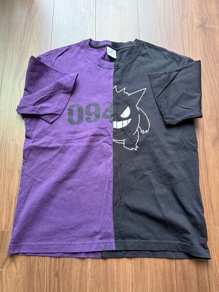 GU × ポケモンコラボ ゲンガー コットンビッグTシャツ 5分袖 Mサイズ