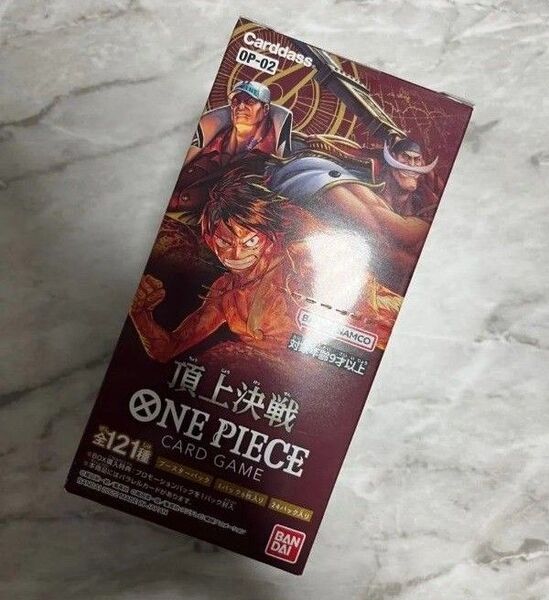 ワンピースカード 頂上決戦 box テープ付き