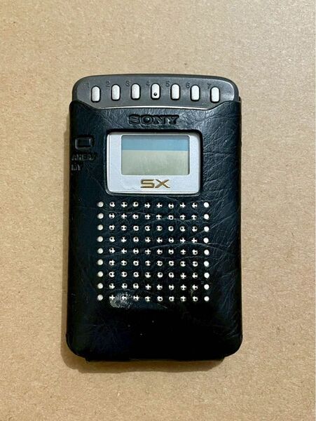 SONY ICF-SX605 ポータブルラジオプレーヤー ソニー レトロ 稼働 ヴィンテージ ポケットラジオ 防災 通勤 カバー